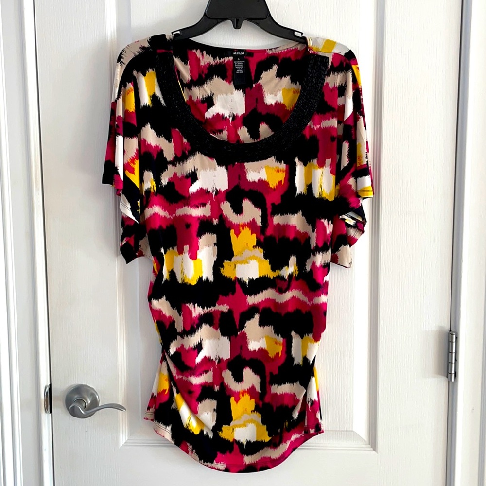 Alfani short sleeve blouse